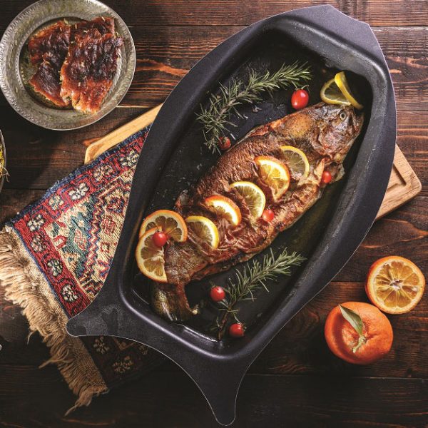 تابه ماهی عروس مدل فانتزی
