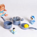 سرویس پخت و پز کودک 4 پارچه عروس مدل نلیا