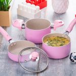 سرویس پخت و پز کودک 4 پارچه عروس مدل نیکا