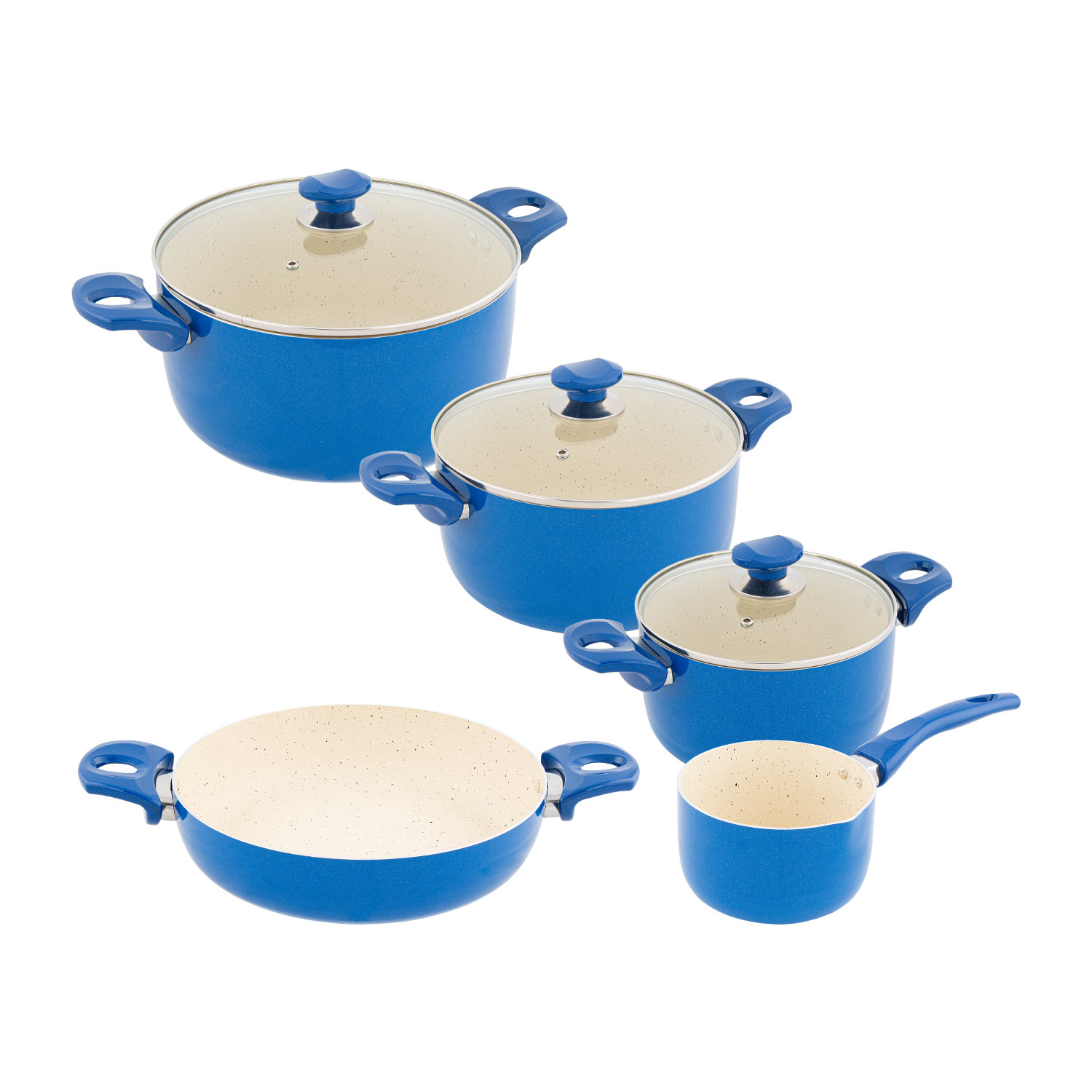 سرویس پخت و پز 8 پارچه عروس مدل مهتاب | بهترین قیمت سرویس 8 پارچه عروس