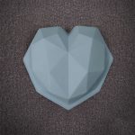 قالب کیک و ژله عروس مدل قلب