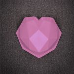 قالب کیک و ژله عروس مدل قلب