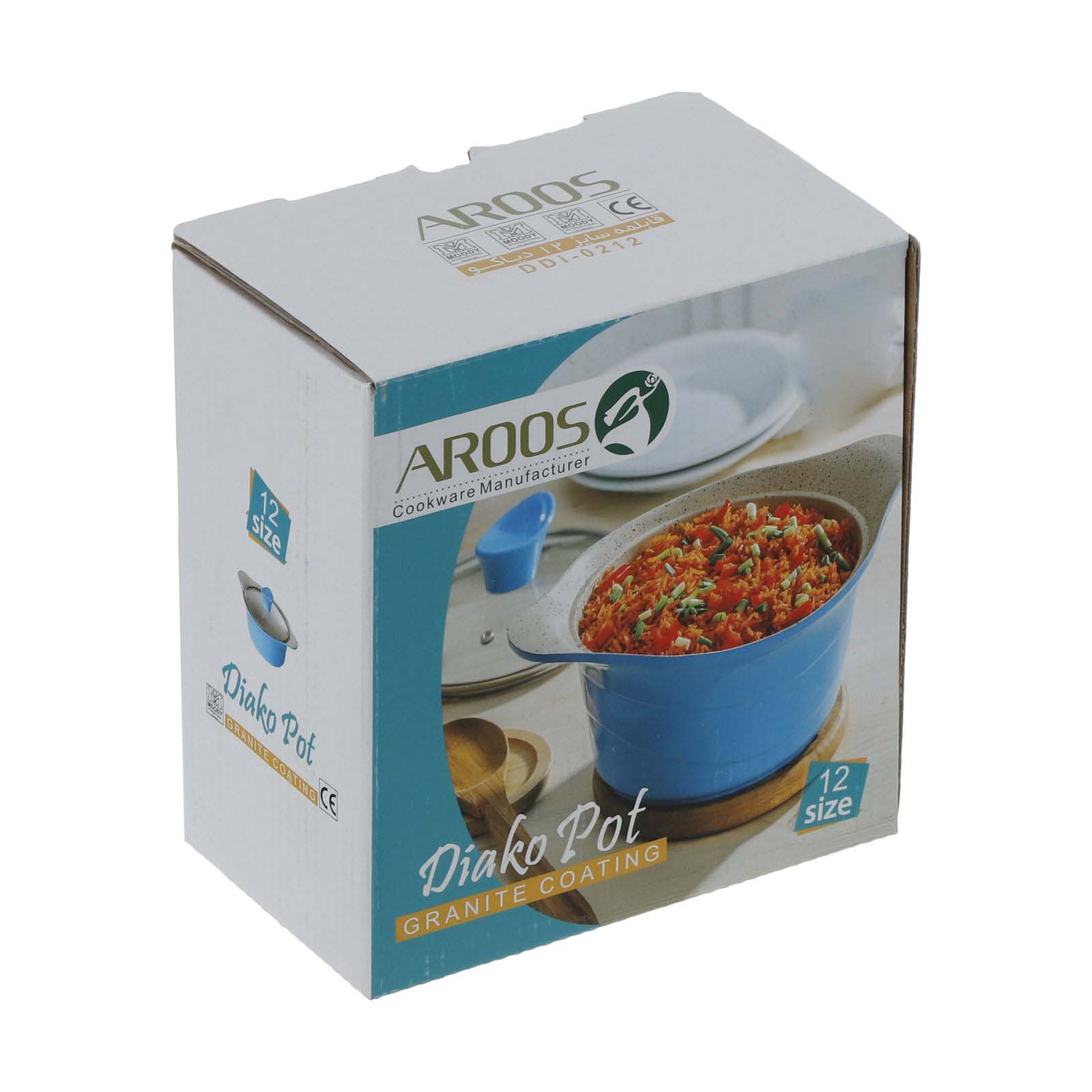 قابلمه کودک عروس مدل دیاکو سایز 12 | بهترین قیمت خرید قابلمه عروس دیاکو سایز 12