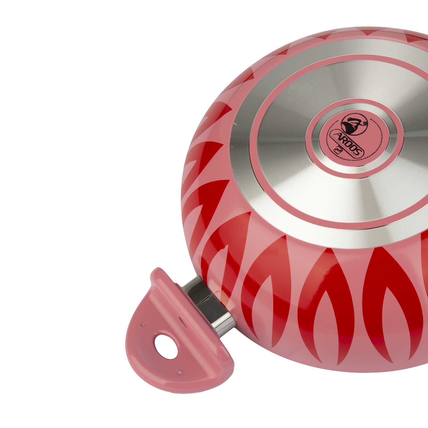 تابه وک عروس مدل فانتزی طرح آتشین سایز 28 | بهترین قیمت خرید تابه وک عروس