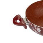 تابه وک عروس مدل فانتزی طرح گلدار سایز 28