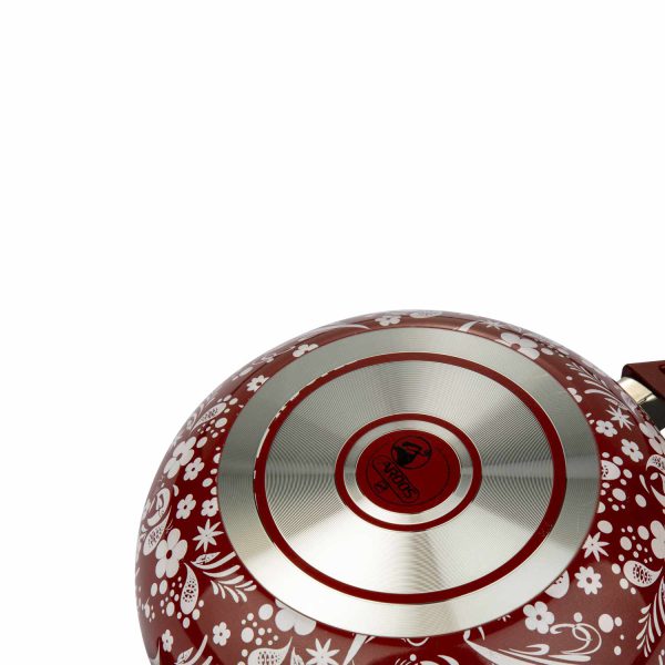 تابه وک عروس مدل فانتزی طرح گلدار سایز 28