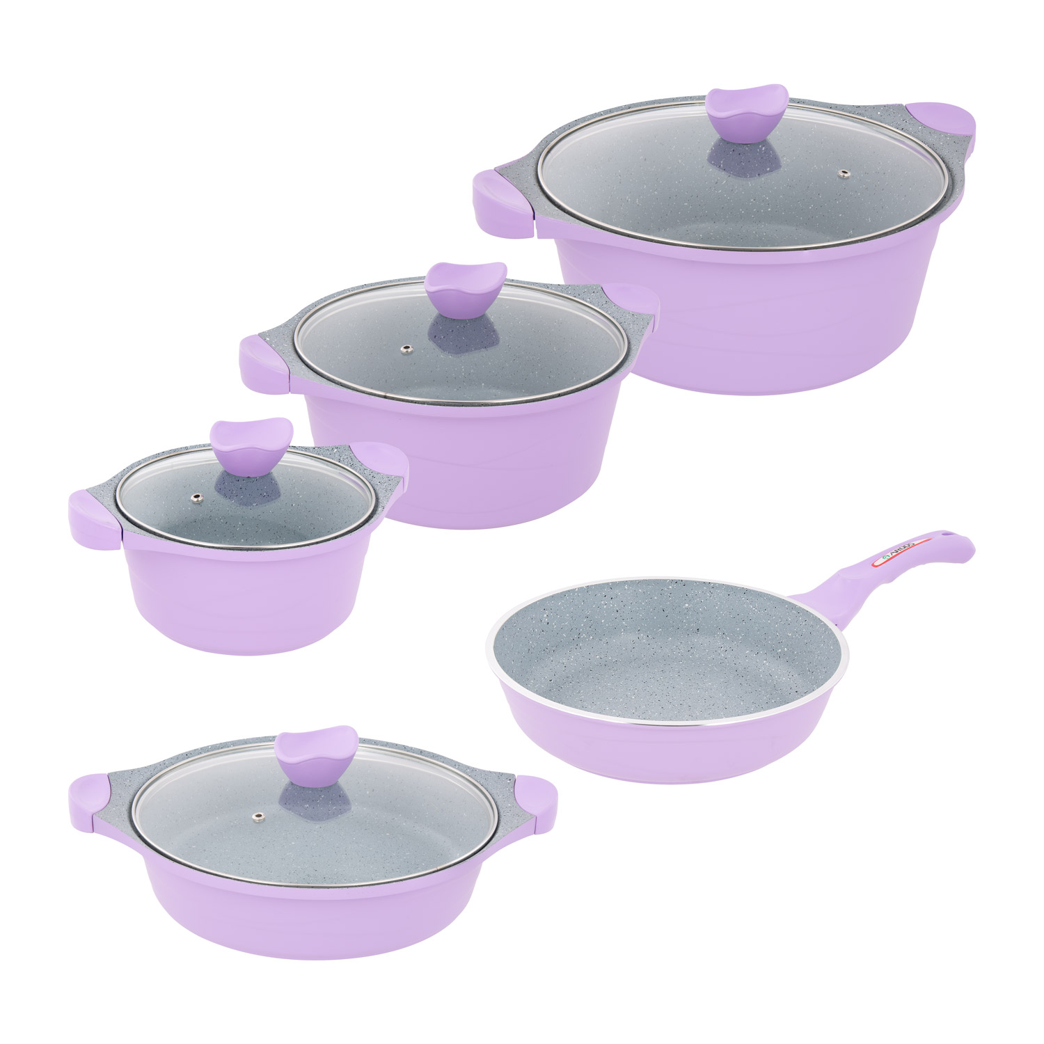 9pcs-aroos-moj (14) سرویس پخت و پز 9 پارچه عروس مدل موج با طراحی شیک، بدنهی مستحکم از جنس دایکست، روکش نچسب گرانیتی و دستههای نسوز، گزینهای مناسب برای خانوادهها است.