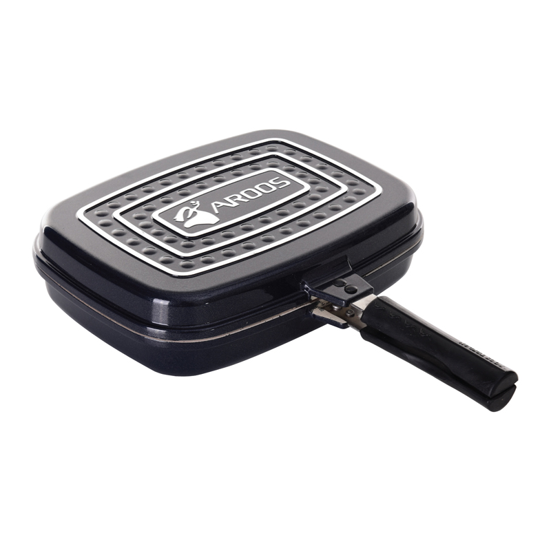 aroos-double sided pan تابه دو طرفه عروس مدل رژیمی سایز 32 | بهترین قیمت خرید تابه دوطرفه عروس 32
