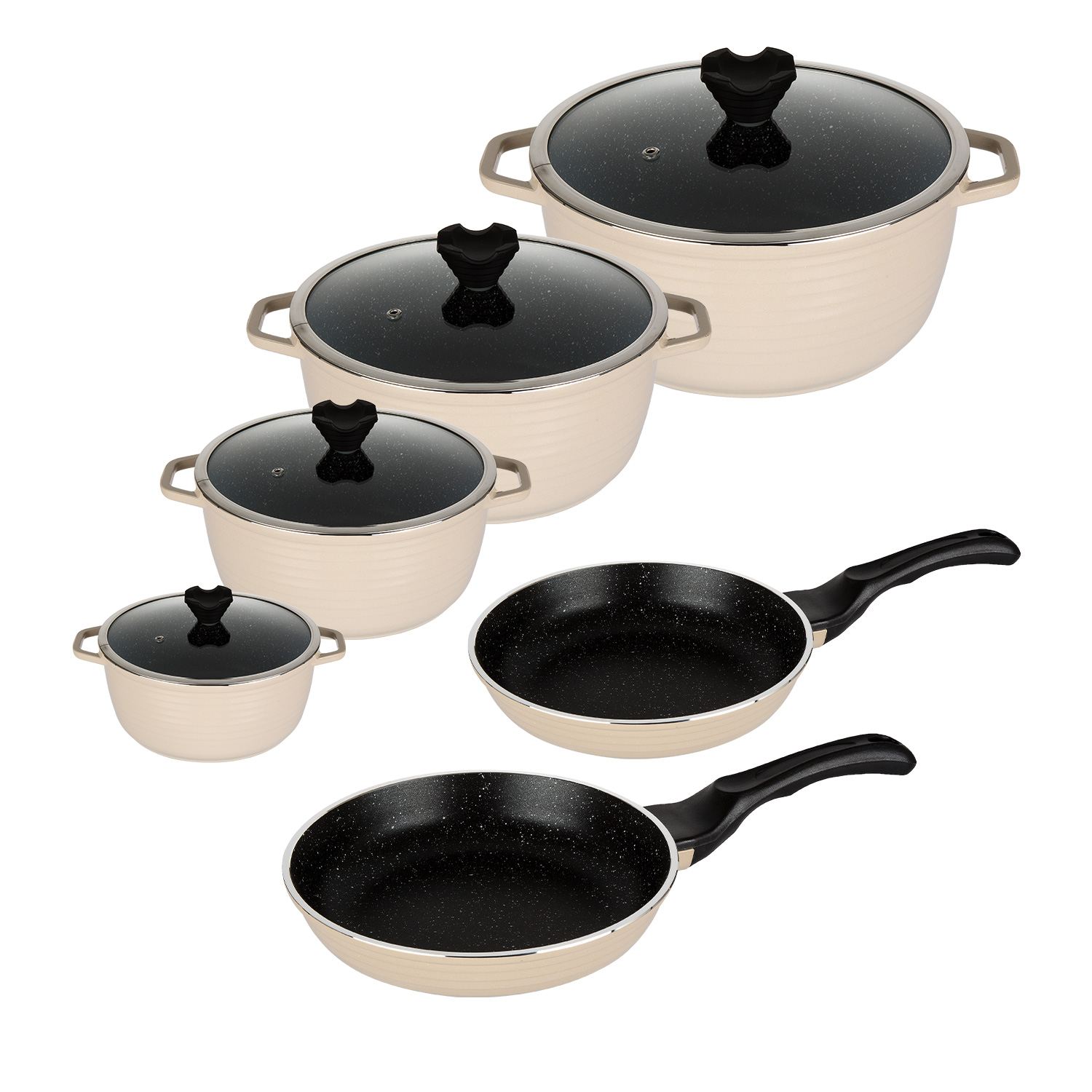 10pcs-classic (11) بهترین قیمت خرید سرویس پخت و پز 10 پارچه عروس مدل کلاسیک خطی