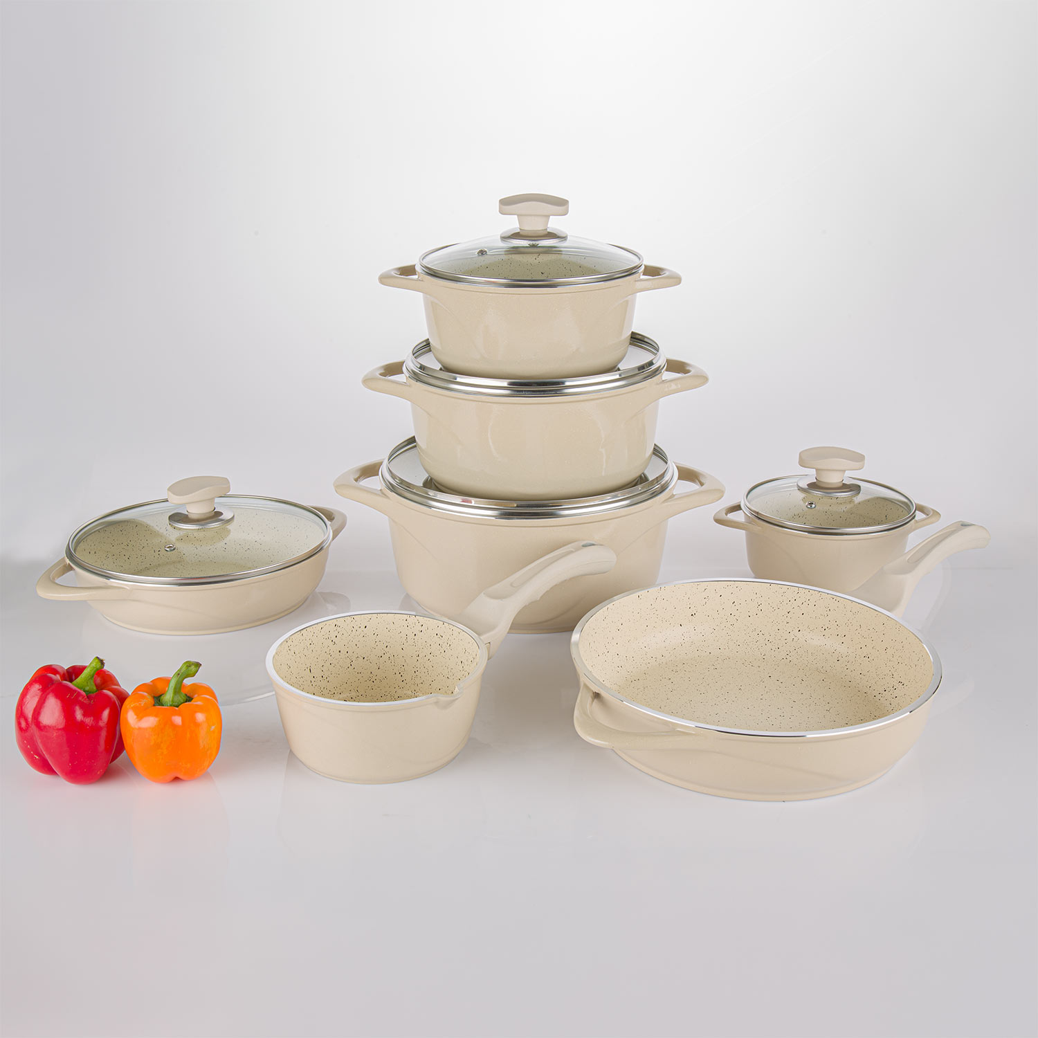 سرویس پخت و پز 12 پارچه عروس مدل ویکتوریا | بهترین قیمت خرید سرویس ویکتوریا