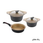 سرویس پخت و پز 5 پارچه عروس مدل دیاکو + هدیه کد 052