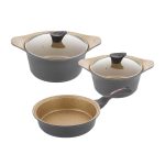 سرویس پخت و پز 5 پارچه عروس مدل دیاکو + هدیه کد 052