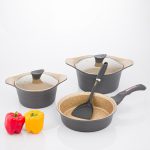 سرویس پخت و پز 5 پارچه عروس مدل دیاکو + هدیه کد 052