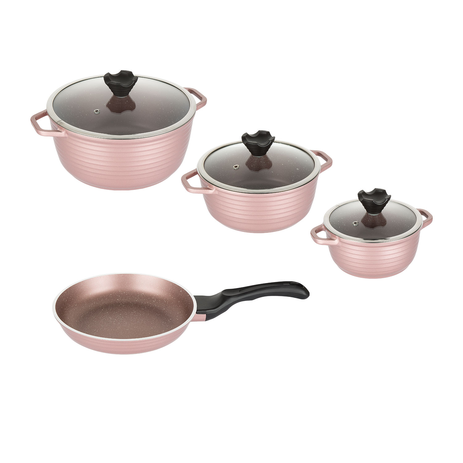 بهترین قیمت خرید سرویس پخت و پز 7 پارچه عروس مدل کلاسیک خطی