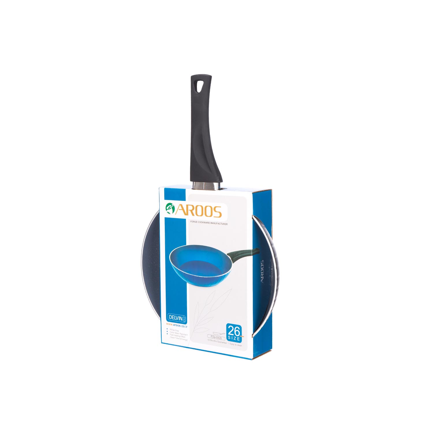 delvin pan-26 (7) تابه عروس مدل دلوین تکدسته سایز 26 | بهترین قیمت خرید تابه عروس مدل دلوین 26