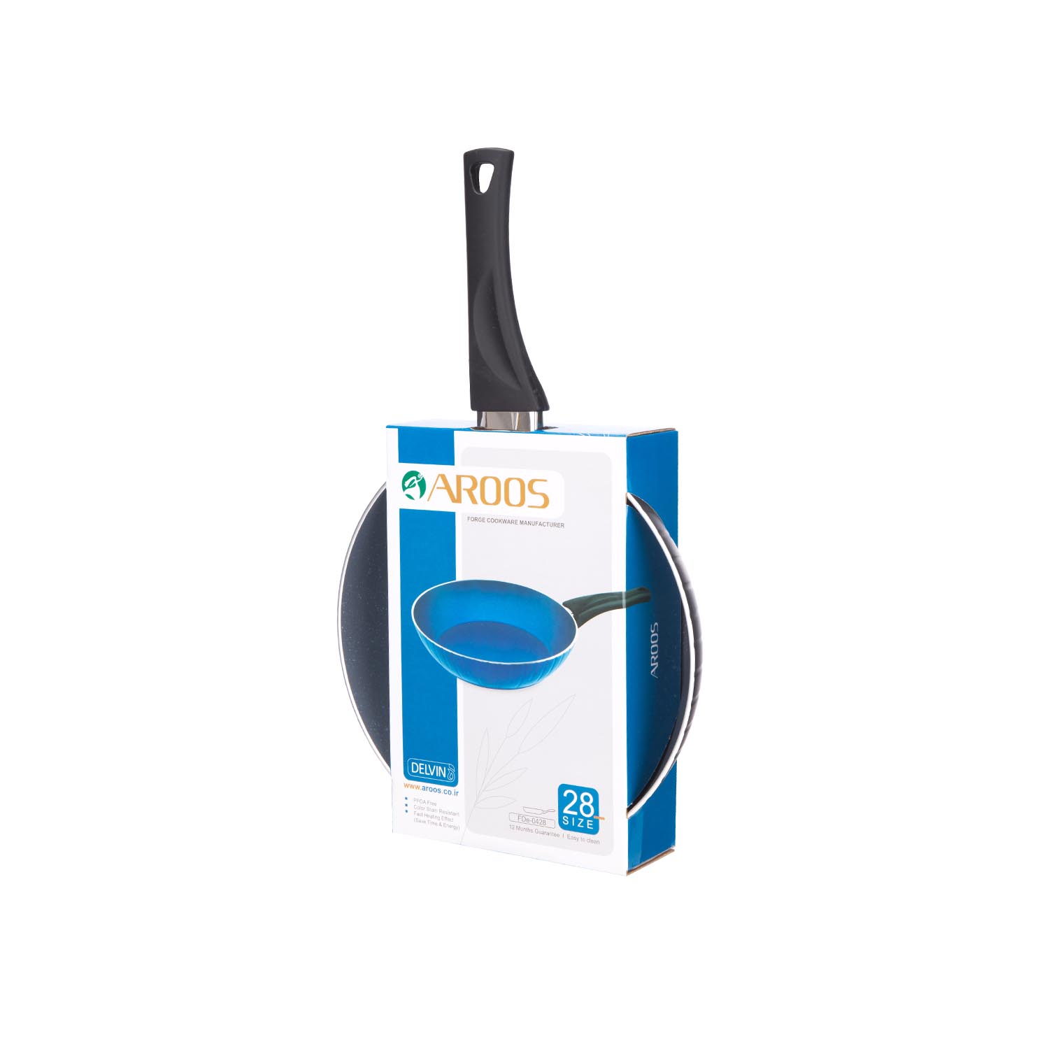 تابه عروس مدل دلوین تکدسته سایز 28 | بهترین قیمت خرید تابه عروس مدل دلوین 28