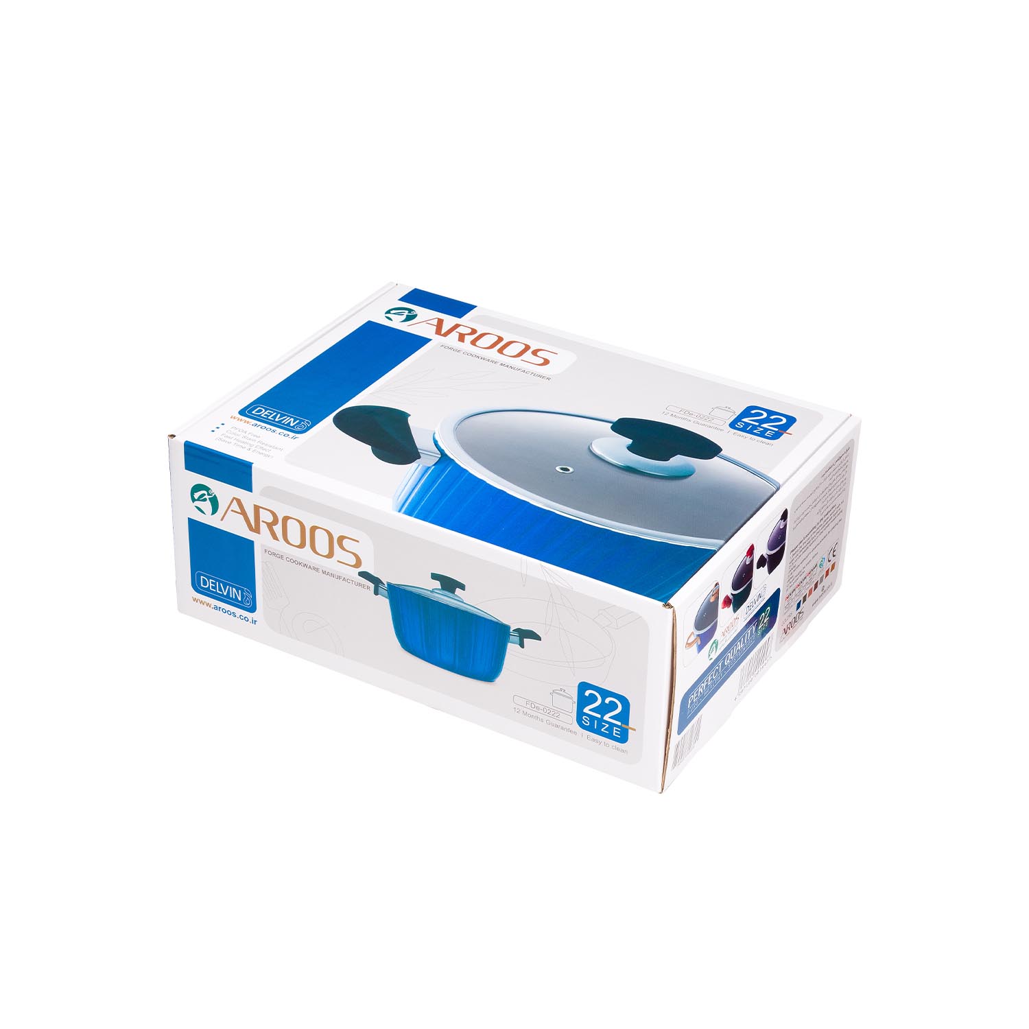 delvin pot-22 (11) قابلمه عروس مدل دلوین سایز 22 | بهترین قیمت خرید قابلمه عروس مدل دلوین سایز 22