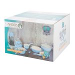 سرویس پخت و پز 18 پارچه عروس مدل کلاسیک خطی