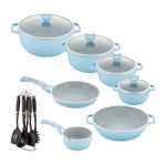 سرویس پخت و پز 18 پارچه عروس مدل کلاسیک خطی