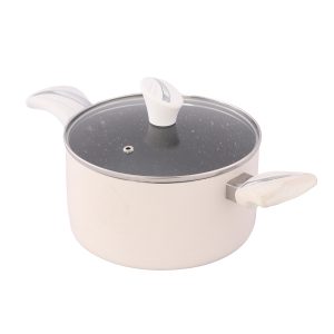 قابلمه هرا مدل سفید کهکشانی سایز 30 | بهترین قیمت قابلمه هرا مدل سفید کهکشانی 30