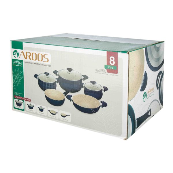 سرویس پخت و پز 8 پارچه عروس مدل آماتیس
