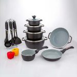 سرویس پخت و پز 18 پارچه عروس مدل کلاسیک خطی - تصویر 2